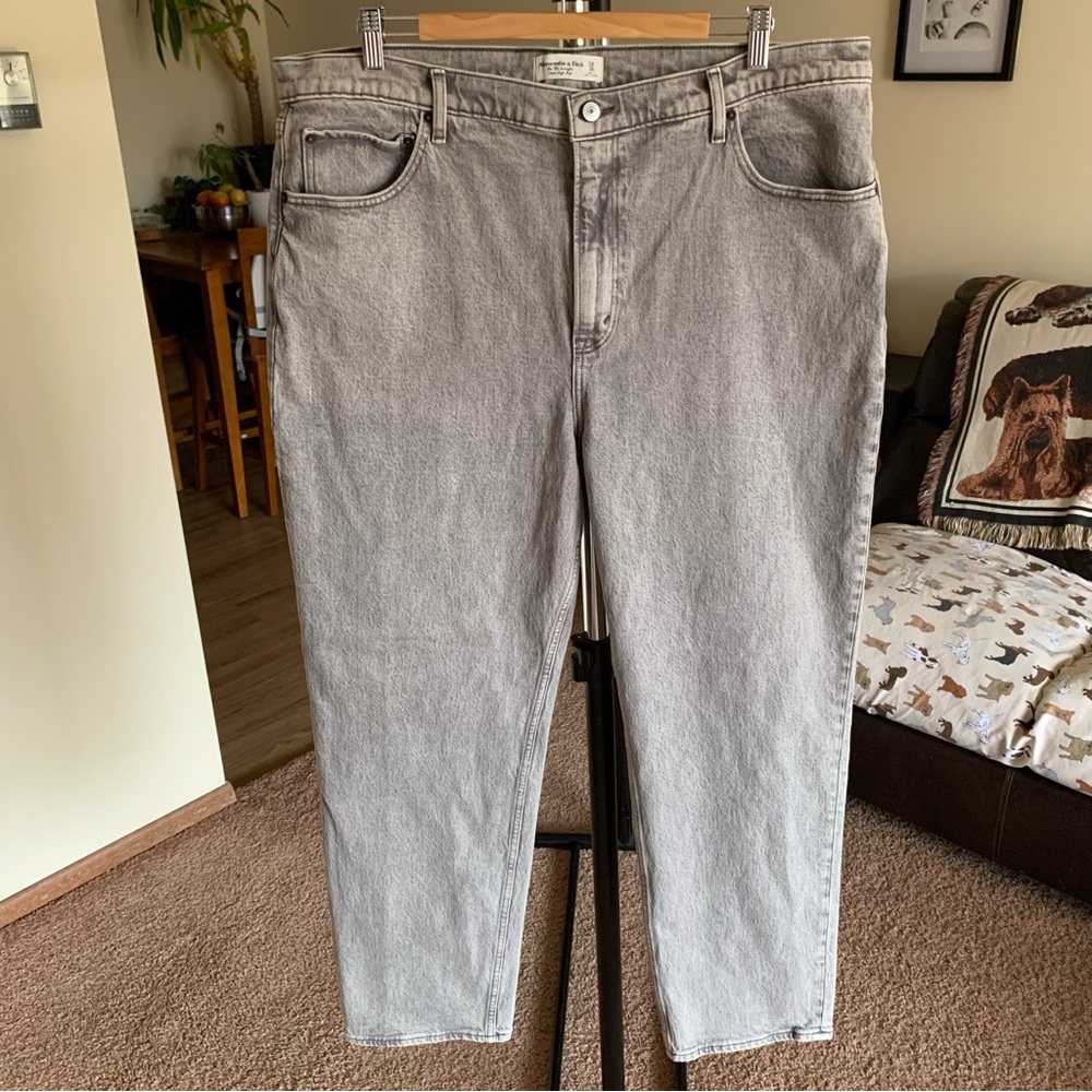 Abercrombie & Fitch 90s Straight High Rise Jeans 34 18